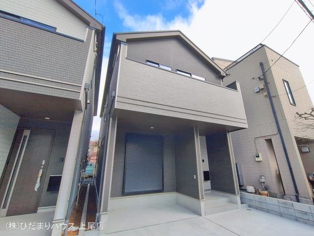 埼玉県上尾市二ツ宮の新築戸建て完成写真 2026年2月25日撮影