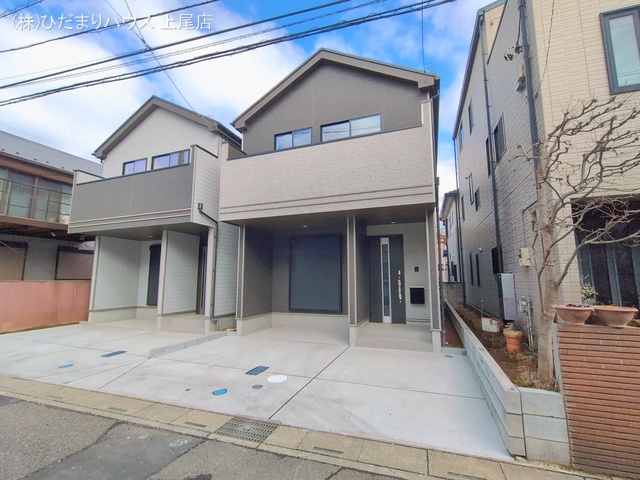 埼玉県上尾市二ツ宮の新築戸建て完成写真 2026年2月25日撮影