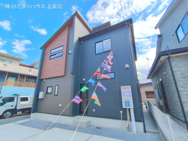埼玉県上尾市原市北１丁目の新築戸建て完成写真 2025年10月23日撮影