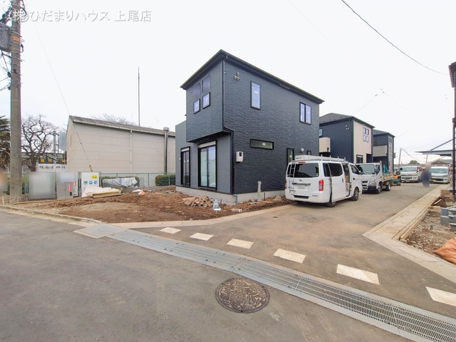 埼玉県上尾市大字原市の新築戸建て外構写真 2026年1月6日撮影