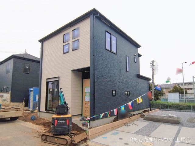 埼玉県上尾市大字原市の新築戸建て外構写真 2026年1月6日撮影