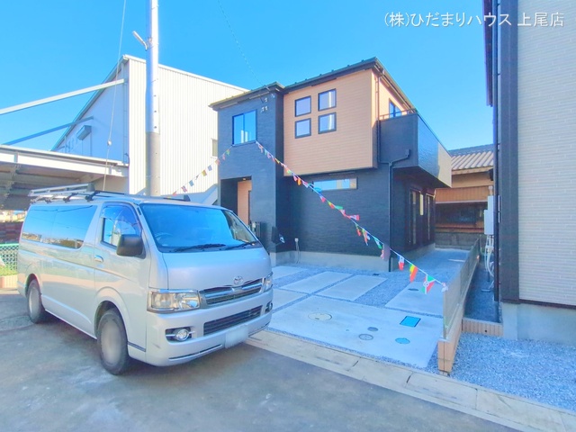 埼玉県上尾市大字原市の新築戸建て完成写真 2025年12月21日撮影