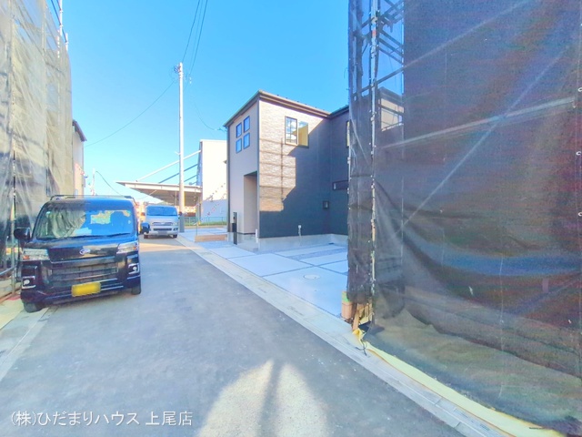 埼玉県上尾市大字原市の新築戸建て完成写真 2025年12月21日撮影