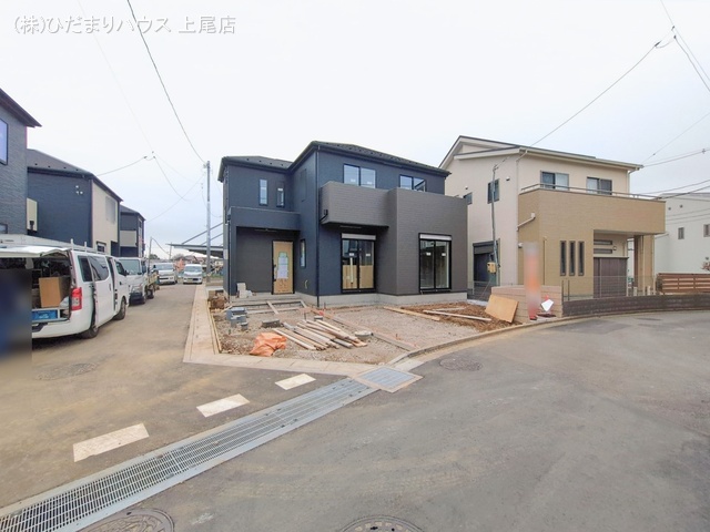 埼玉県上尾市大字原市の新築戸建て外構写真 2026年1月6日撮影