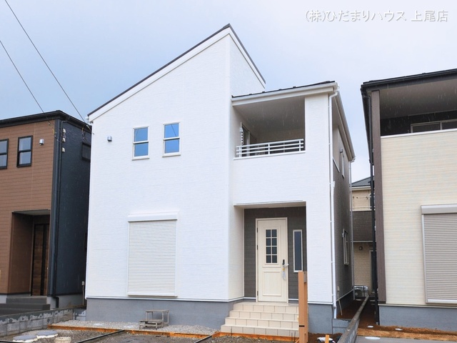 埼玉県上尾市大字小敷谷の新築戸建て外構写真 2026年3月2日撮影