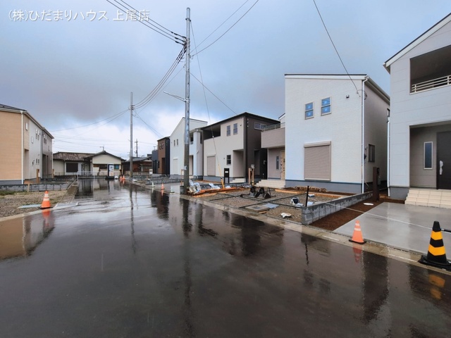 埼玉県上尾市大字小敷谷の新築戸建て外構写真 2026年3月2日撮影