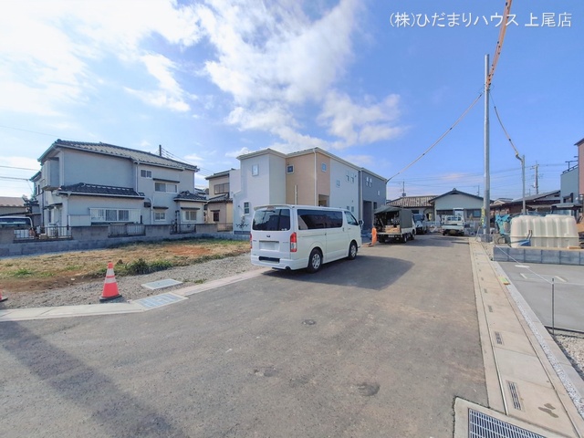 埼玉県上尾市大字小敷谷の新築戸建て外構写真 2026年2月17日撮影