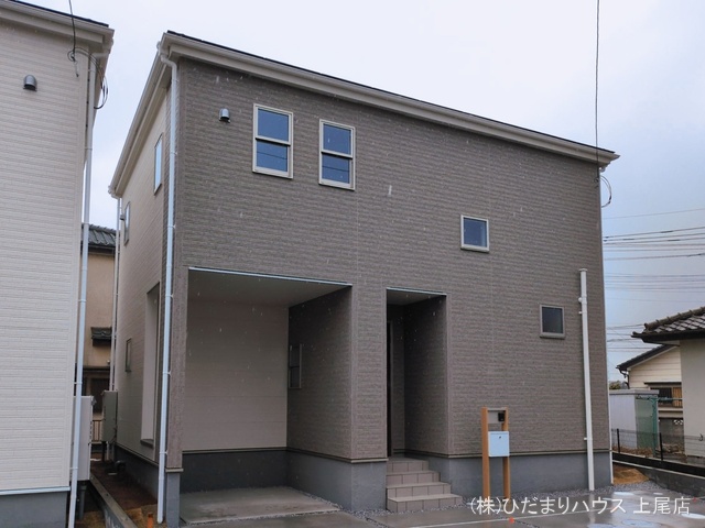 埼玉県上尾市大字小敷谷の新築戸建て完成写真 2026年3月2日撮影