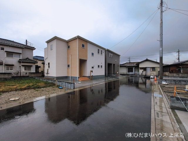 埼玉県上尾市大字小敷谷の新築戸建て完成写真 2026年3月2日撮影