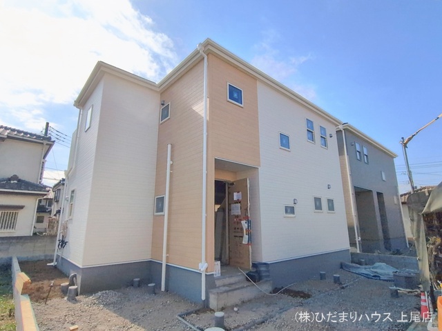 埼玉県上尾市大字小敷谷の新築戸建て外構写真 2026年2月17日撮影