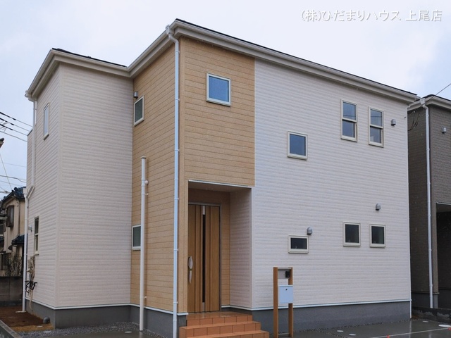埼玉県上尾市大字小敷谷の新築戸建て完成写真 2026年3月2日撮影