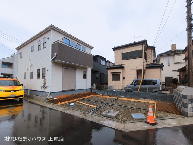 埼玉県上尾市大字小敷谷の新築戸建て外構写真 2026年3月2日撮影