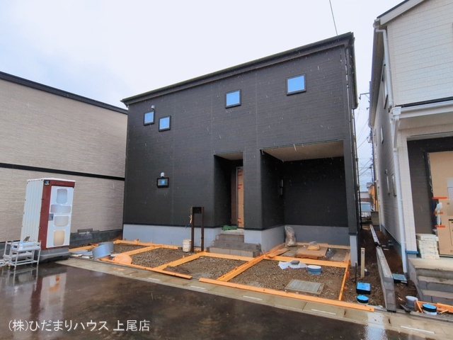 埼玉県上尾市大字小敷谷の新築戸建て外構写真 2026年3月2日撮影