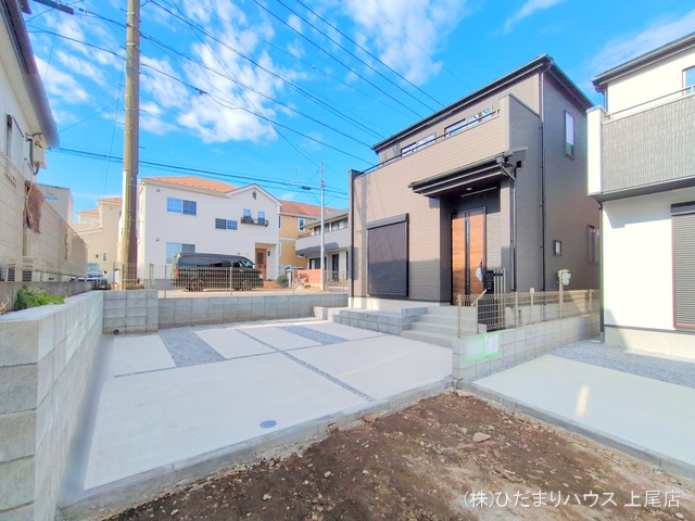 埼玉県上尾市大字大谷本郷の新築戸建て完成写真 2025年12月8日撮影