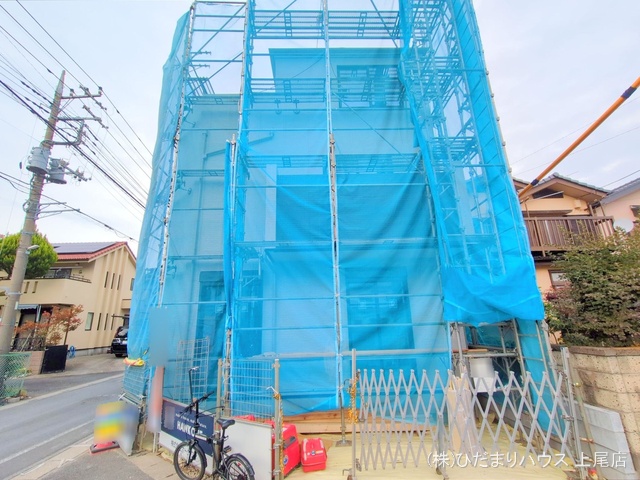 埼玉県さいたま市北区櫛引町２丁目の新築戸建てシート写真 2025年11月5日撮影