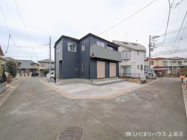 埼玉県上尾市小泉6丁目の新築戸建て完成写真 2026年2月23日撮影