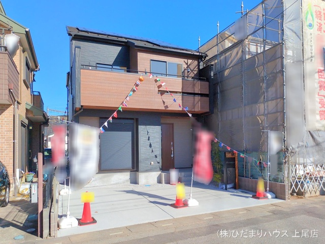埼玉県上尾市原市北１丁目の新築戸建て完成写真 2025年11月27日撮影