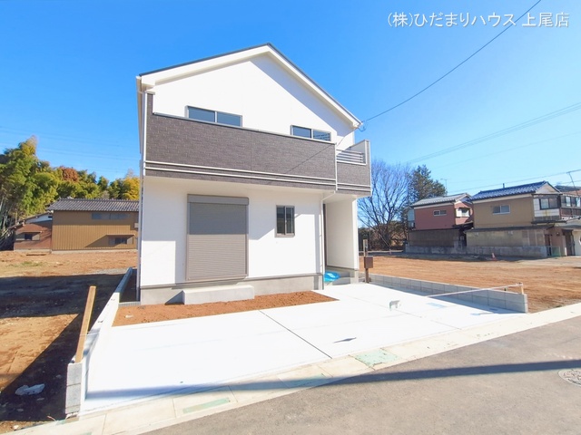 埼玉県上尾市二ツ宮の新築戸建て完成写真 2026年1月13日撮影