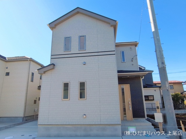 埼玉県上尾市二ツ宮の新築戸建て完成写真 2026年1月13日撮影