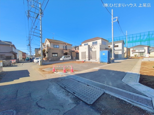 埼玉県上尾市二ツ宮の新築戸建て完成写真 2026年1月13日撮影