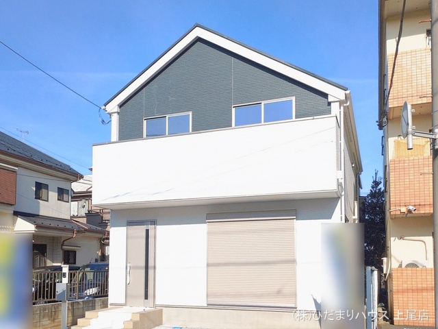 埼玉県上尾市浅間台3丁目の新築戸建て完成写真 2026年2月26日撮影