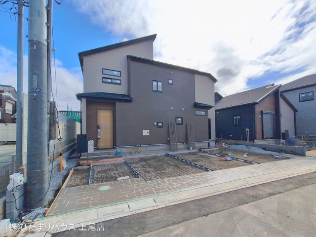 埼玉県上尾市大字上の新築戸建て外構写真 2026年2月25日撮影