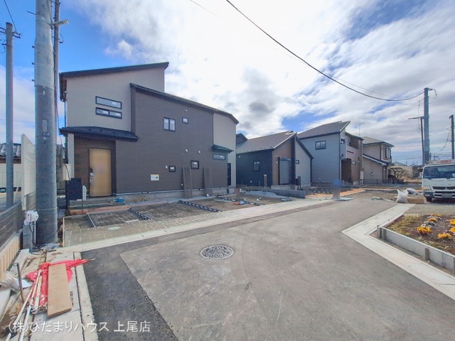 埼玉県上尾市大字上の新築戸建て外構写真 2026年2月25日撮影
