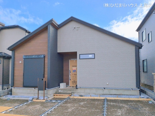 埼玉県上尾市大字上の新築戸建て外構写真 2026年2月25日撮影