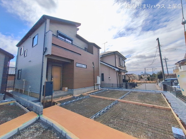 埼玉県上尾市大字上の新築戸建て外構写真 2026年2月25日撮影