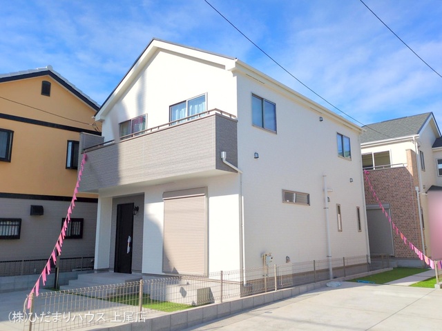 埼玉県上尾市大字上尾下の新築戸建て完成写真 2025年12月22日撮影