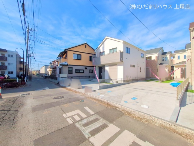 埼玉県上尾市大字上尾下の新築戸建て完成写真 2025年12月22日撮影