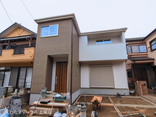 埼玉県上尾市浅間台２丁目の新築戸建て外構写真 2026年3月1日撮影