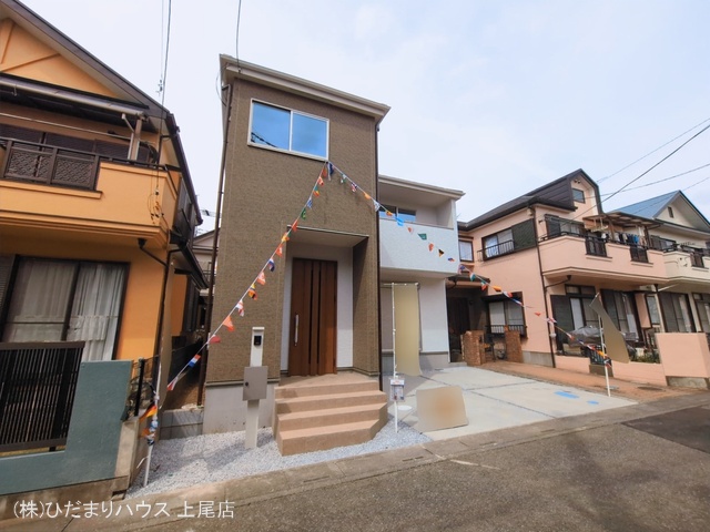 埼玉県上尾市浅間台２丁目の新築戸建て完成写真 2026年3月17日撮影