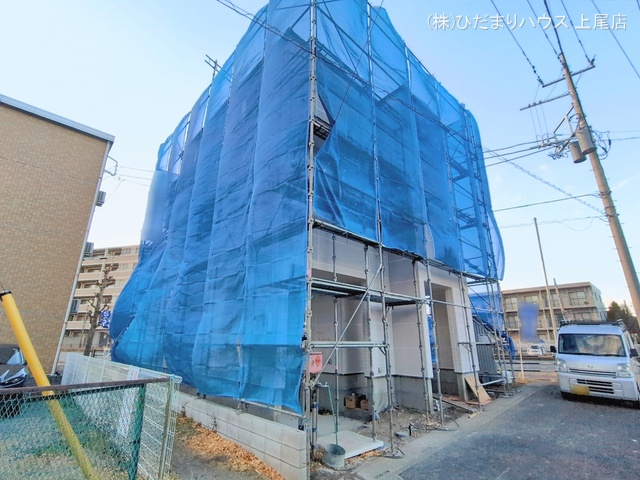 埼玉県さいたま市北区奈良町の新築戸建てシート写真 2026年1月7日撮影