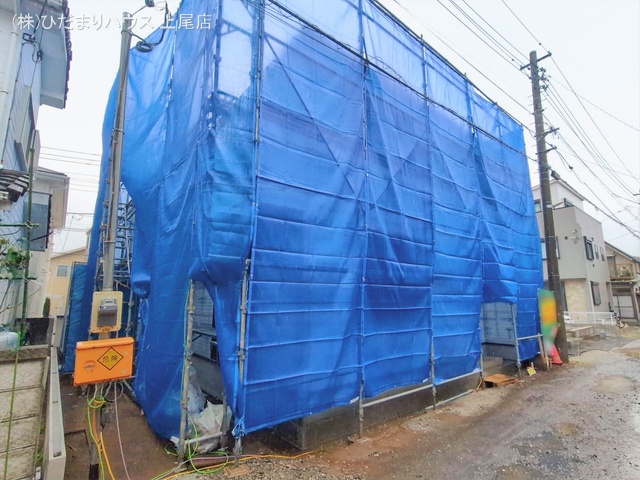 埼玉県さいたま市北区日進町１丁目の新築戸建てシート写真 2026年2月24日撮影