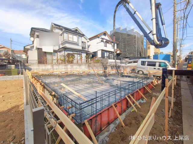 埼玉県さいたま市北区日進町２丁目の新築戸建て基礎写真 2026年2月5日撮影