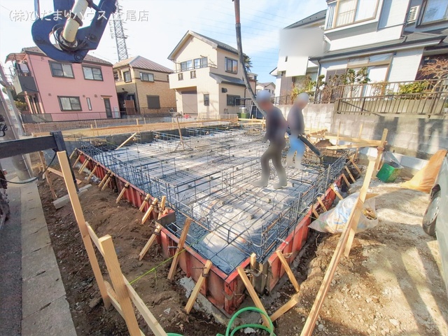 埼玉県さいたま市北区日進町２丁目の新築戸建て基礎写真 2026年2月5日撮影