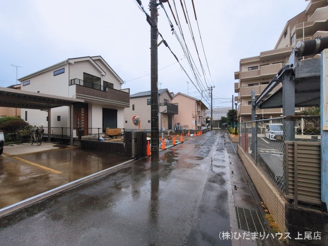 埼玉県上尾市西宮下３丁目の新築戸建て外構写真 2026年3月2日撮影