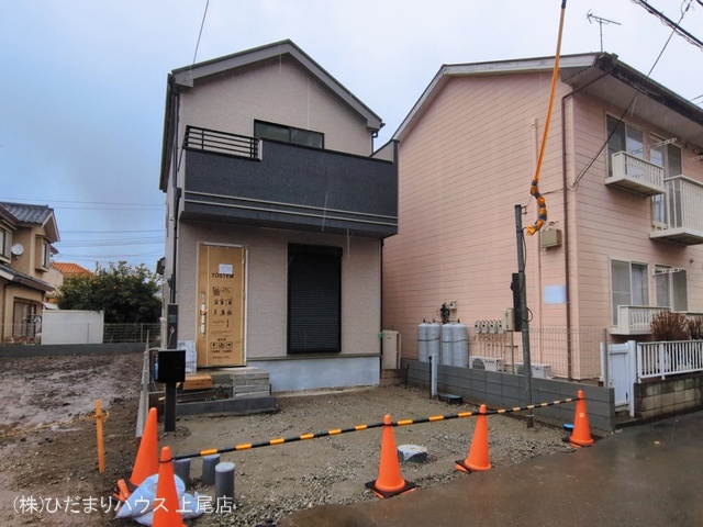 埼玉県上尾市西宮下３丁目の新築戸建て外構写真 2026年3月2日撮影