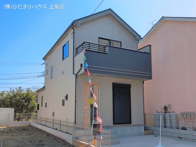 埼玉県上尾市西宮下３丁目の新築戸建て完成写真 2026年4月2日撮影