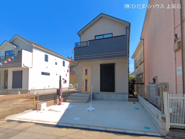 埼玉県上尾市西宮下３丁目の新築戸建て完成写真 2026年4月2日撮影