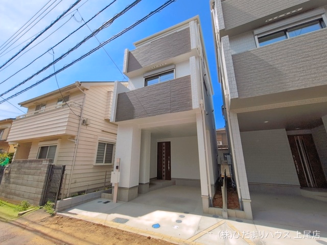 埼玉県上尾市谷津1丁目の新築戸建て完成写真 2026年4月20日撮影