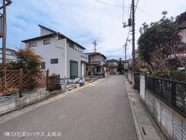 埼玉県上尾市大字上の新築戸建て外構写真 2026年3月1日撮影