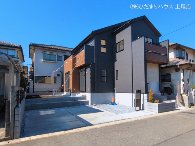 埼玉県上尾市大字原市の新築戸建て完成写真 2026年3月11日撮影