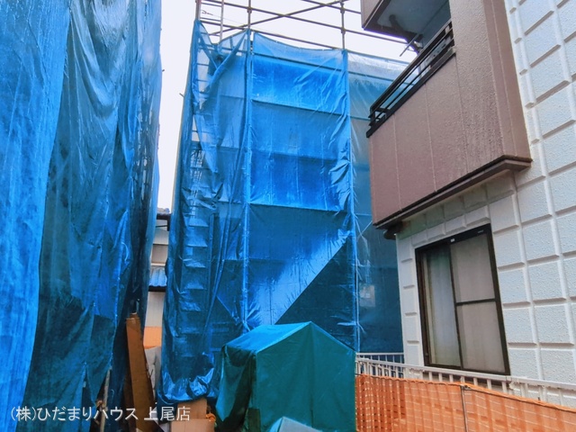 埼玉県さいたま市北区別所町の新築戸建て上棟写真 2026年3月9日撮影