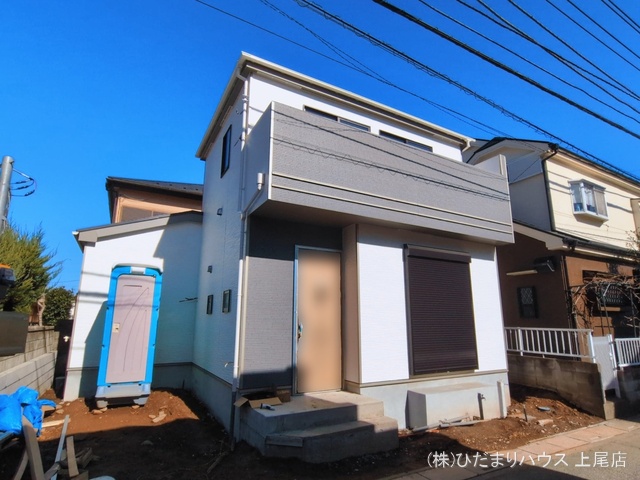 埼玉県上尾市大字上の新築戸建て外構写真 2026年3月3日撮影