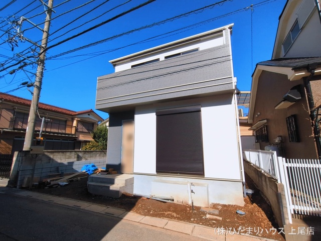 埼玉県上尾市大字上の新築戸建て外構写真 2026年3月3日撮影