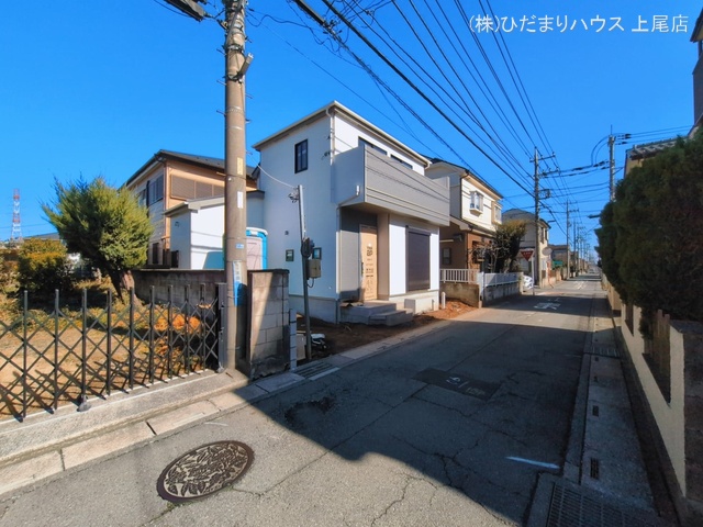 埼玉県上尾市大字上の新築戸建て外構写真 2026年3月3日撮影