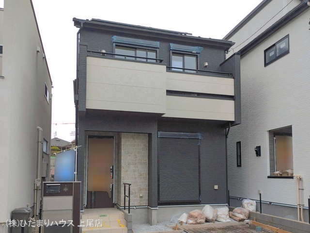 埼玉県上尾市弁財１丁目の新築戸建て外構写真 2026年3月31日撮影