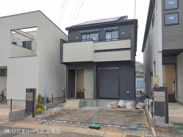 埼玉県上尾市弁財１丁目の新築戸建て外構写真 2026年3月31日撮影